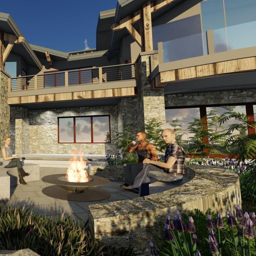 311 White Pine - firepit