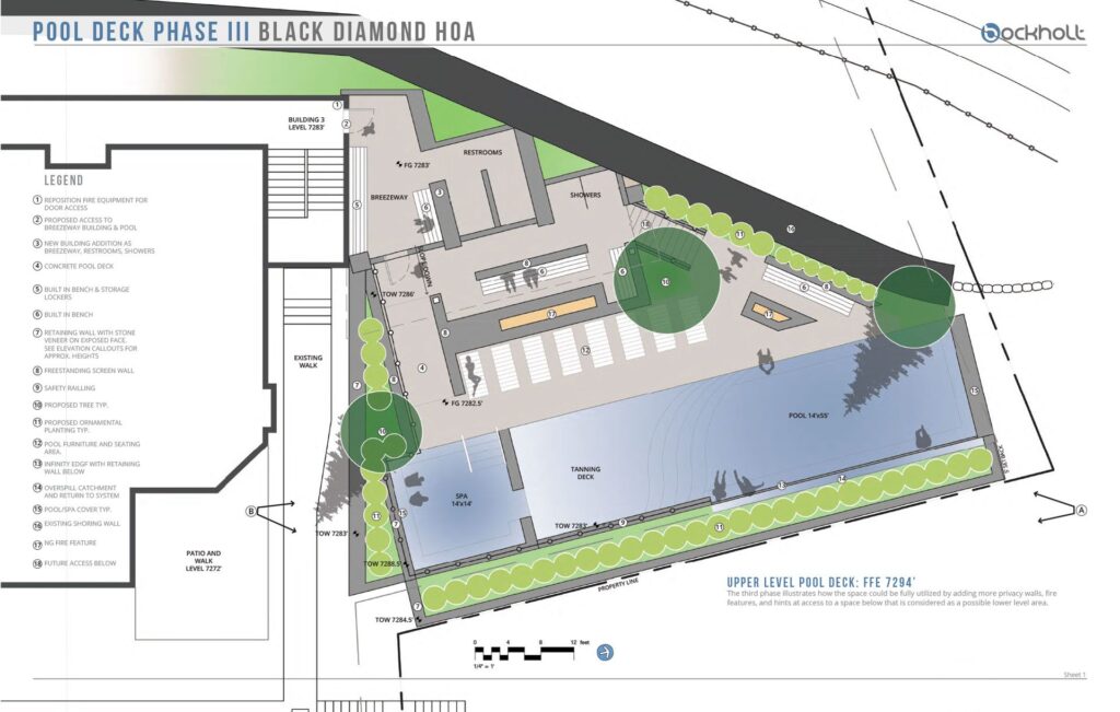 Black Diamond - pool deck phase 3