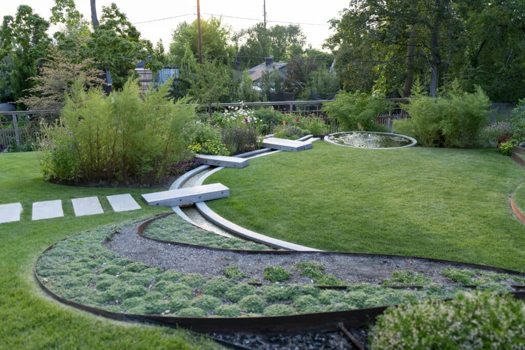 Gilmer Farms - water running through backyard