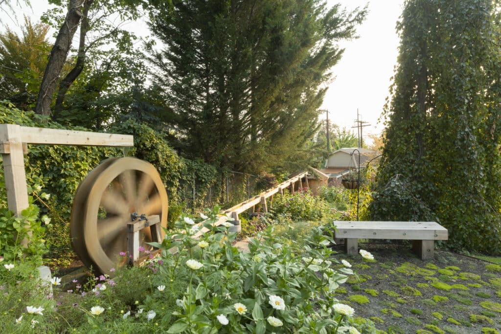 Gilmer Farms - water wheel