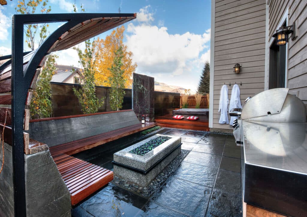 Sherwood - firepit and seating