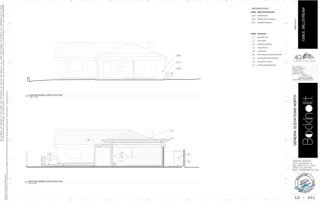 Mark & Ally - general elevation north