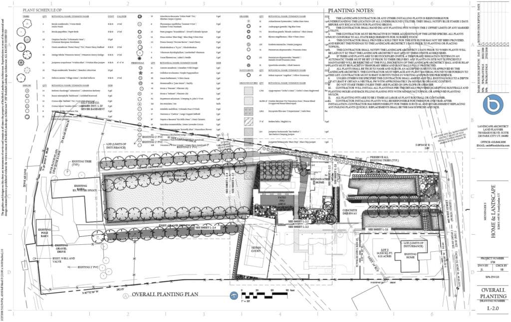 The Last Peace - main house tree layout