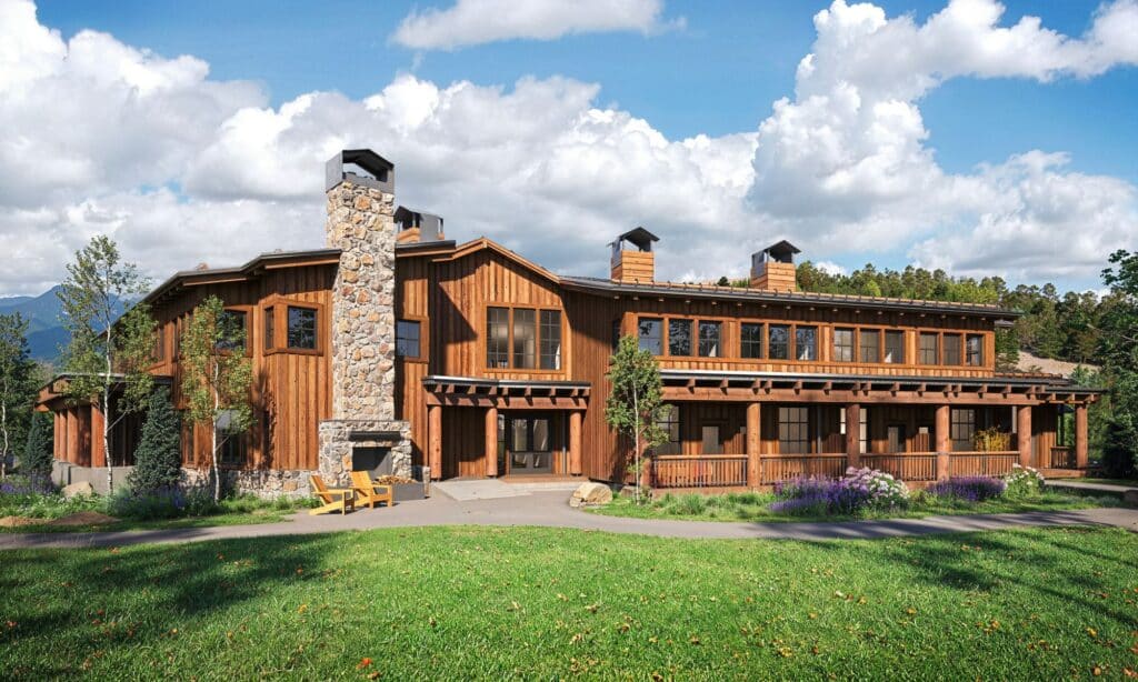 The Inn at Sundance Mountain Resort - back rendering