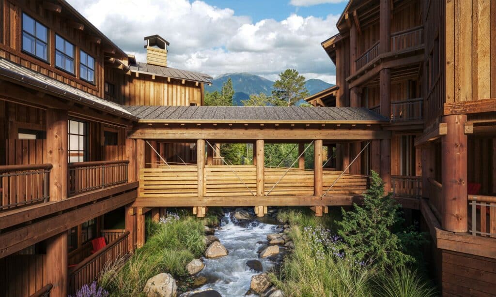 The Inn at Sundance Mountain Resort - river rendering
